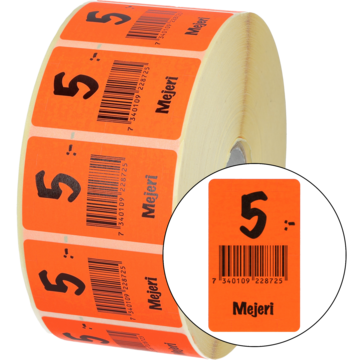 Etikett Meieri 5,