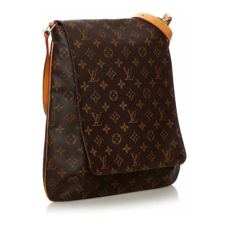 Louis Vuitton Vintage, Pre-owned Shoulder Bags Bruin, Dames, Maat:ONE Size,Canvas