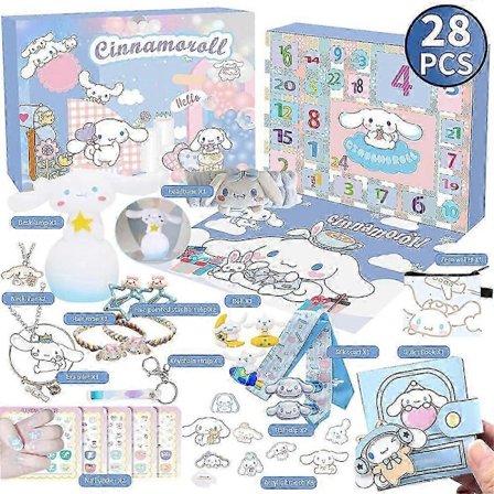 2024 Joulukalenteri Kuromi My Melody Cinnamoroll Sanrio Leikkikalut Tarvikkeet Tytöt Joululahjat