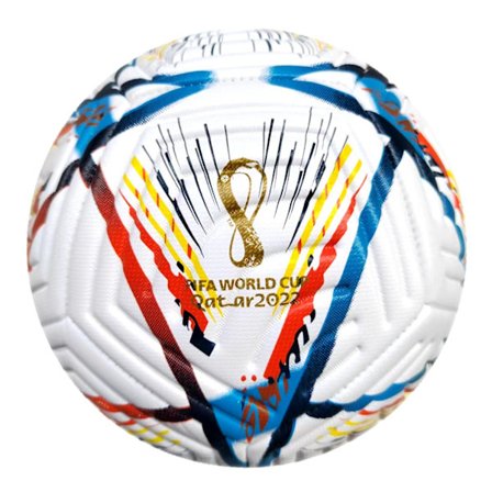 VM 2022 Farge (for kamptrening) Voksen Fotballkamp Nr. 5 Ball