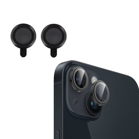 iPhone 15 /15 Plus Linsskydd för Kamera (2-pack)