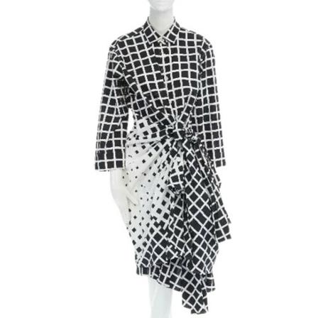 Dries van Noten Pre-owned, Pre-owned Cotton dresses Zwart, Dames, Maat:S,Katoen,print