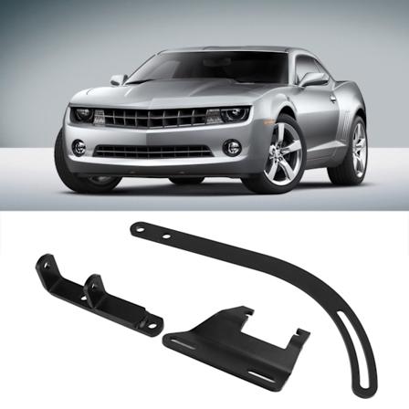 3-pack SWP Generatorfäste Set Stål Svart för SBC Small Block 265 283 305 327 350 383 400