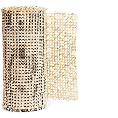 Rattan Ottekantet Vævning Dekorativ Møbelstol Kabinetfremstilling Vævet Net Rattantråd