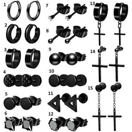 Øreringe i rustfrit stål