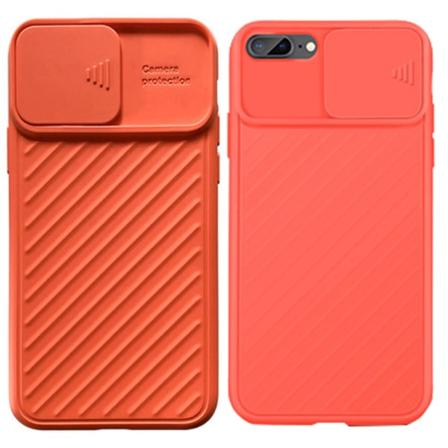 iPhone 6 Plus / 6S Plus - Skyddande Skal med Kamera Skydd Orange