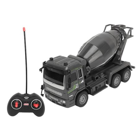 Kauko-ohjattava betonimyllyauto 1:32 4-kanavainen muovinen RC-sementtisekoitinlelu
