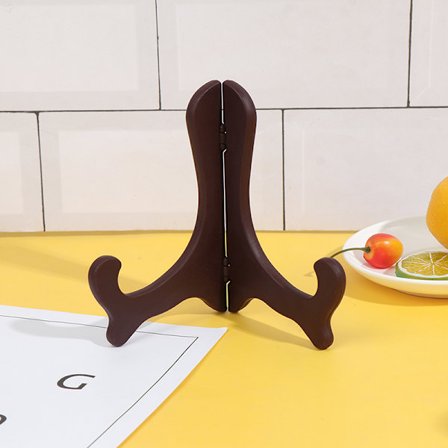 Bærbar staffeli pladeholdere billedramme display stand fad