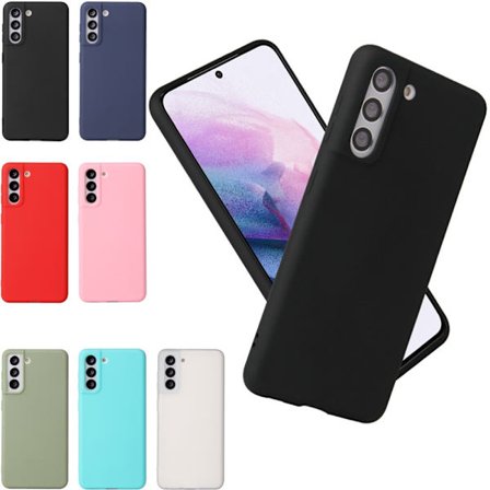 Silikon TPU cover Samsung S22 cover mobilcover skærmbeskyttelse turkis-