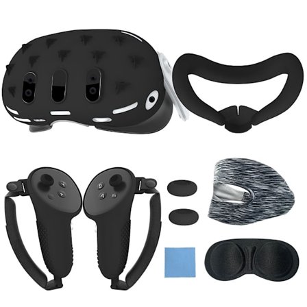 Viktiga 7-st tillbehör för VR Headset Protector Controller Grip Rocker Cap VR Facial Interfaces Controller fäste