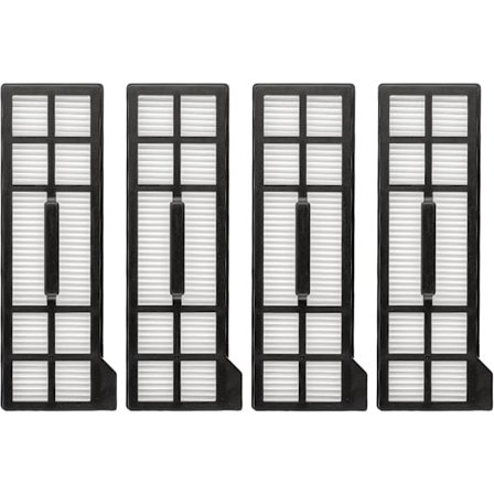 (4-pak) Udskiftnings HEPA-filter, kompatibelt med Eufy X10 Pro Omni robotstøvsuger, reservedelsfiltre, 4 filtre