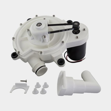 Kit de bomba de descarga para sanita elétrica Jabsco, 12 V, compatível com Lite Flush