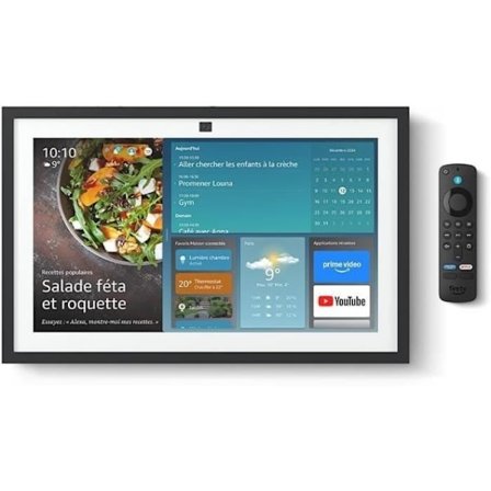 Ansluten skärm - AMAZON - ECHO SHOW - 15" - Wi-Fi 6E - Röststyrd fjärrkontroll Alexa - Svart