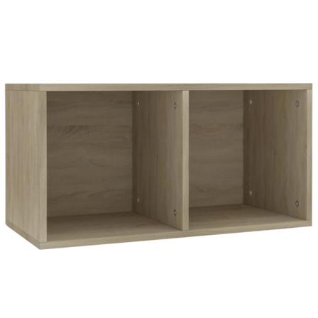 Vidaxl Vinylhylla Sonoma-ek 71x34x36 Cm Konstruerat Trä Brun