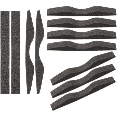 24 Pack Memory Foam -nenäsiltapehmusteet, joissa on itsekiinnittyvä mikrokuituinen huurtumista estävä suojanauha