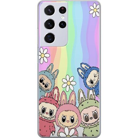 Kompatibel Mobilcover til Samsung Samsung Galaxy S21 Ultra 5G Regnbage