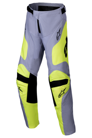 Pantaloni Motocross Alpinestars Racer Veil Tineret Gri/galben Fluo 24