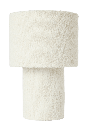 Åhléns Home Bordslampa HANNE bouclé Belysning Beige ONESIZE