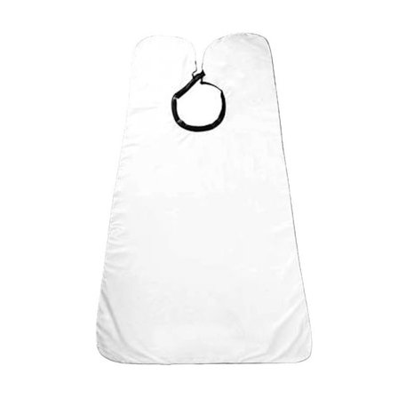 Barber Bib Rakning & Trimning Styling Bib - Vit