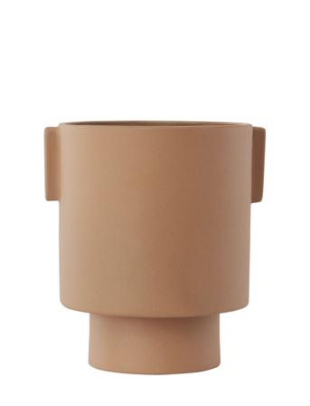 Inka Kana Pot - Medium Home Decoration Flower Pots Brown OYOY Living Design