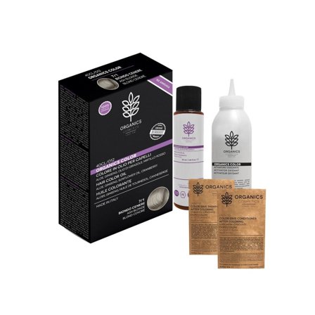 Organics Cosmetics Kit Tinta Per Capelli Organics Color 7/1
