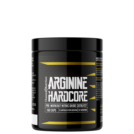 Chained Nutrition Arginiini Hardcore PWO 160 -kapselit
