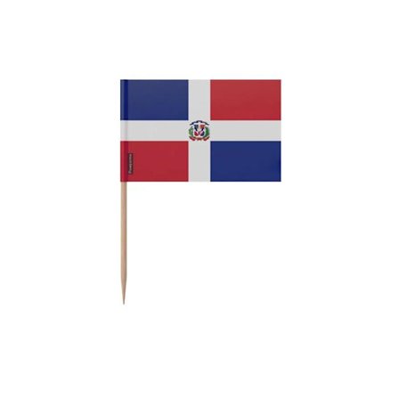 Hammastikut - Monivärisiä - Dominikaaninen tasavalta - 6.5 cm - 100 kappaletta - Liimaplastikista