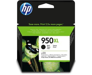 HP-950XL Black-HP 950XL Svart blekkpatron-Printing ink, toner & paper-Blekkpatroner