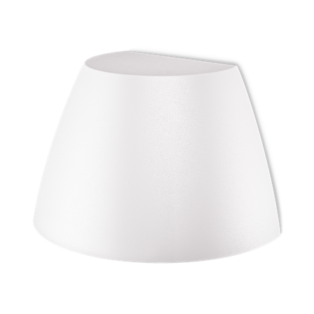 Plejd OUT-02-U-W Väggarmatur med dimmer och uttag Vit, Belysning