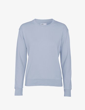 Women Classic Organic Crew - Powder Blue - XS