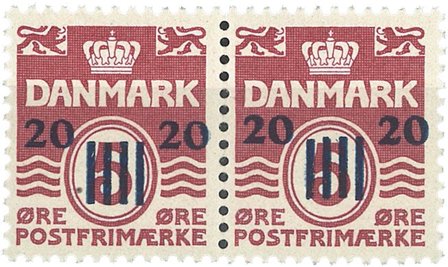 Færøerne - 20/5 øre - parstykke - Postfrisk