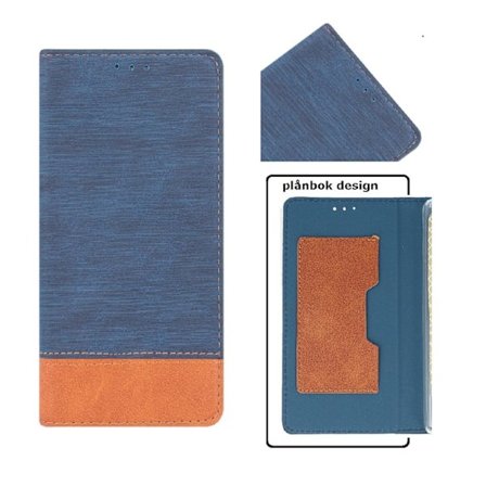 Xiaomi Redmi Note 5A Smart Retro Fodral Mobilplånbok - Blå