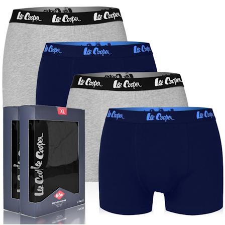 LEE COOPER - Førsteklasses Mænds Undertøj - 4-pak - Højkvalitets Klassisk Komfortabel Blød Let - Premium Boxershorts Herreboxershorts Bomuld 