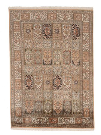 Médaillon Petit Cachemire Pure Soie Tapis 151X212 Soie