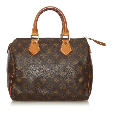 Louis Vuitton Vintage, Pre-owned Speedy 25 Monogram Handbag Bruin, Dames, Maat:ONE Size