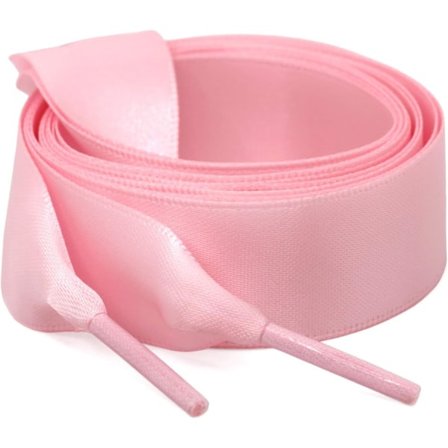 Flade satinsnørebånd 2 cm brede snørebånd til kvinder piger [2 par] 1 m silkesnørebånd flade snørebånd satinsnørebånd sports små hvide sko reb lyserød