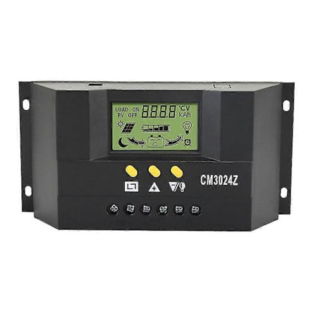 Cm3024z 30a 12v/24v Solarladdningsregulator Generator För Hem Solpanel Batteri