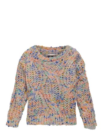 Kids Only Kmgluca Ls O-Neck Knt - Multi/patterned - 104