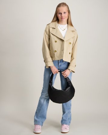 RYVLS Sthlm Short Trench Beige Jacken Mädchen - Kids Brand Store