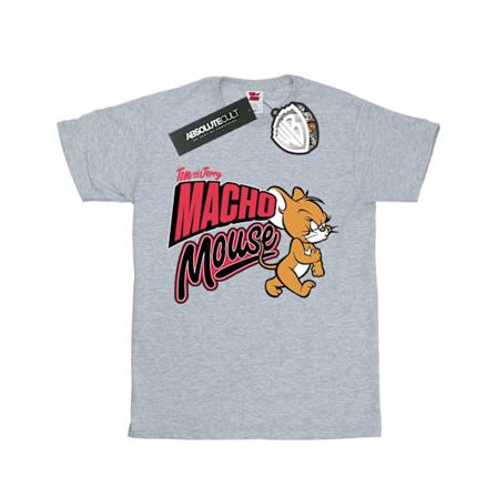 Tom And Jerry Boys Macho Mouse T-Shirt 12-13 År Sports Grey Sports Grey 12-13 Years
