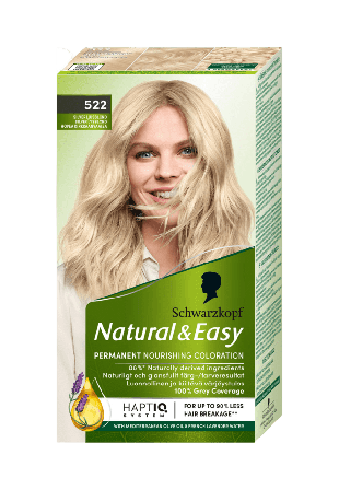 Schwarzkopf Natural & Easy 522 Silver Ljusblond Hårfärg Unisex 142,5 ML