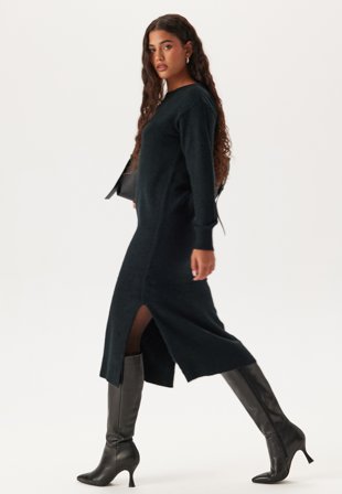 VERO MODA Vmlefile Ls Boatneck Calf Dress Vaatteet