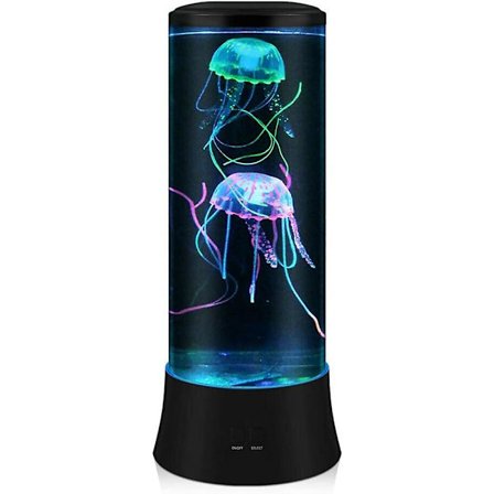 Nyhed LED Jellyfish Lava Lampe - 7 Farver - Akvarium Style Mood Lampe