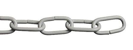 PN-BESLAG KJETTING HVIT 2,0MM 2M