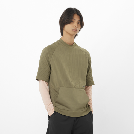 Salomon - Premières couches hauts Vêtements Cifer Seamless Evo Tee - Stone Gray