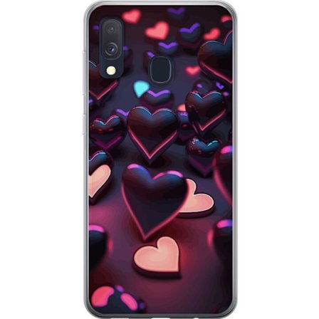 Yhteensopiva Puhelinkuori Samsung Samsung Galaxy A40 KeskiyönSydämet