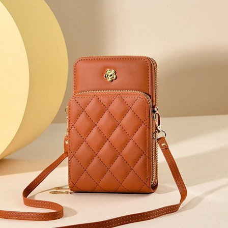 Skulderremstaske Mobiltelefontasker BRUN