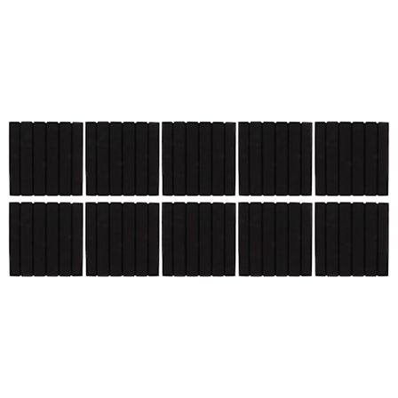 10 stk akustisk skumlydisolering polyuretan støyforurensningsreduserende lydabsorberende verktøy for hjemmekontor