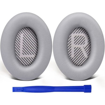 Vaihtokuulokkeiden tyynyt Bose Quietcomfort 35 (qc35) & Quiet Comfort 35 Ii (qc35 Ii) -kuulokkeille, korvatyynyt pehmeämmällä nahalla, melueristys