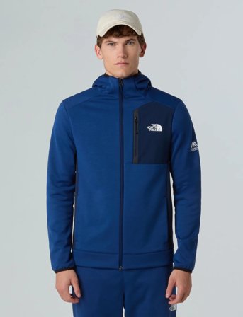 The North Face M Mountain Athletics Fleece Full Zip Jac - Navy - S